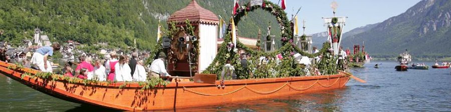 Tradition und Brauchtum: Fronleichnam auf dem Hallstättersee