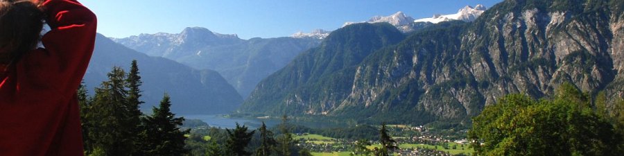 Blick auf Bad Goisern am Hallstättersee