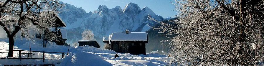 Winterlicher Zauber im Gosautal - &copy; Kraft