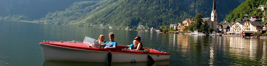 Mit dem Elektroboot den Hallstättersee entdecken! - &copy; Kraft