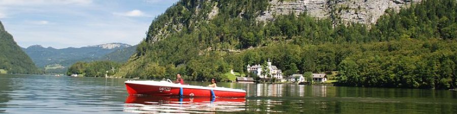 Entdecken Sie den Hallstättersee mit einem Elektroboot - &copy; Kraft
