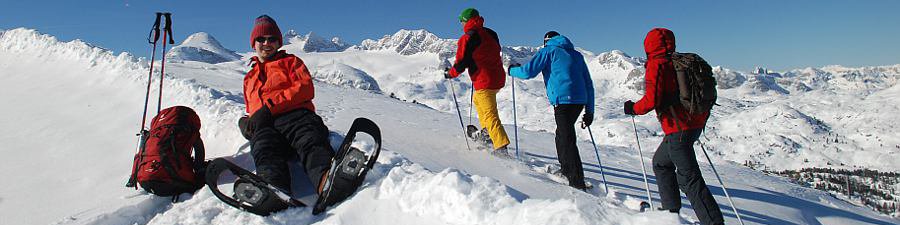 Ostern im Schnee: Schneeschuhwandern auf dem Krippenstein - &copy; Kraft