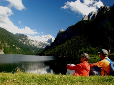 © Kraft | Urlaub in der UNESCO Welterberegion Hallstatt Dachstein Salzkammergut beim Wandern rund um den Gosausee in Gosau, So schön kann ein Wanderurlaub im Salzkammergut sein! 