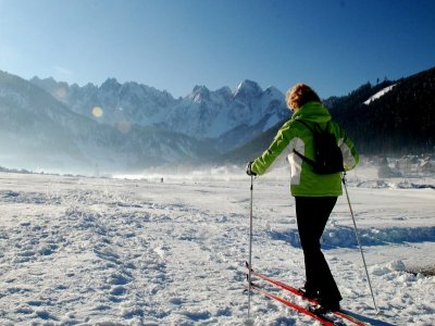 © Kraft | Wintersport im Salzkammergut: Langlaufen in Gosau | Sonnenloipe im Gosautal.