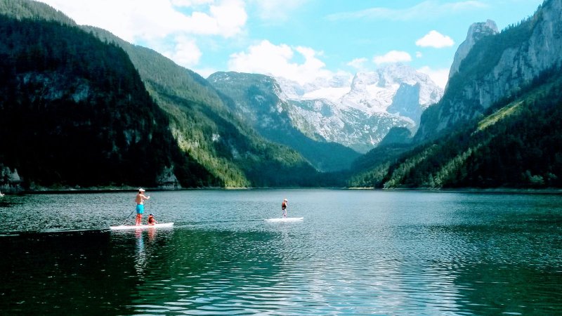 SUP - Stand-Up-Paddling Eintrag Gosausee