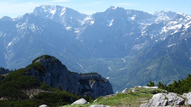 © Gisbert Rabeder | Großer Priel und Schermberg  | Wandern und Wanderwege im Salzkammergut: Fernwanderwege &  Weitwanderwege “BergeSeen Trail“ bei einem Urlaub in Österreich.
