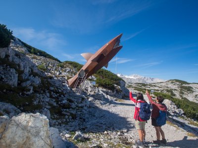 ©Jack/www.obertraun.net | Eis-Hai auf dem heilbronner Rundwanderweg in Obertraun