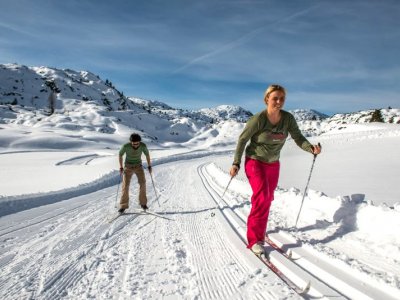 © Gjaidalm | Langlaufen im Salzkammergut: Langlaufloipe auf der Gjadalm