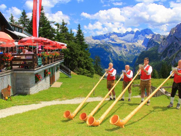 © Dachstein Tourismus AG / Hörmandinger | Alm-Musi-Roas auf der Zwieselalm in Gosau