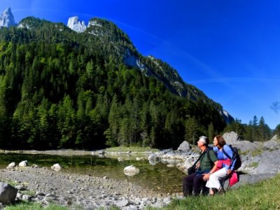 © Kraft | “Glücksplatz“ Gosaulacke bei einem Urlaub in Gosau in der UNESCO Welterberegion Hallstatt Dachstein Salzkammergut