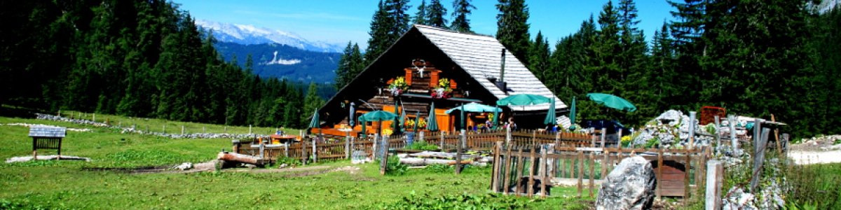 Rustic mountain rest stop on the Rossalm  - © Kraft