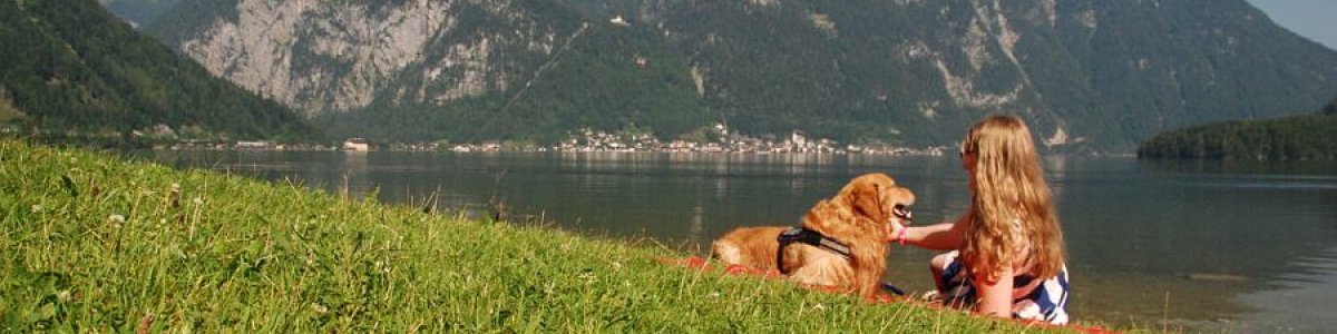 Hundebadestrand in Obertraun am Hallstättersee - © Kraft