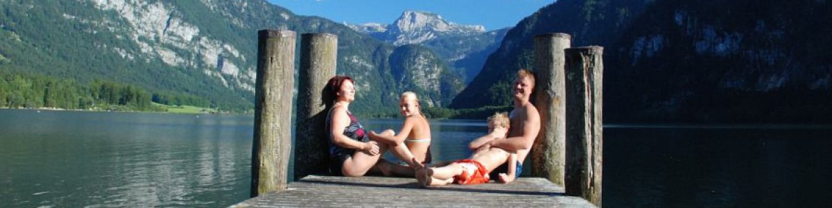 Bathing in Austria: Untersee lido in Bad Goisern on Lake Hallstatt - © Kraft