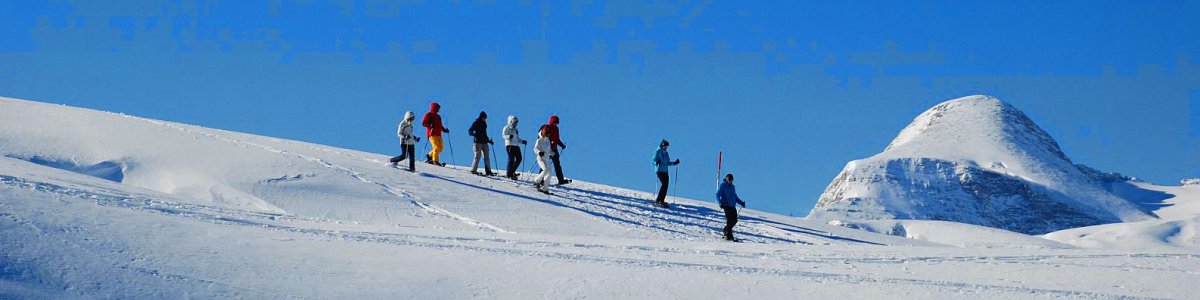 Safety tips for snowshoe hikers UNESCO World Heritage region of Hallstatt Dachstein Salzkammergut - © Kraft